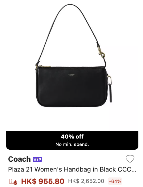 Coach限时大减价低至3折！经典手袋/钱包/卡套$814起！超人气半月包都有折