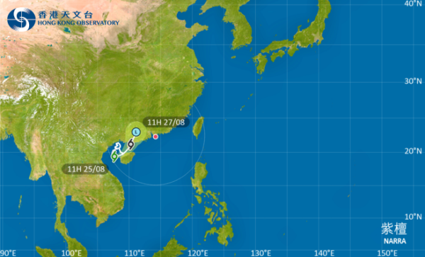 9月初仲會打風？天文台料9.1開學日吹5級風 預報指雙颱風或影響華南
