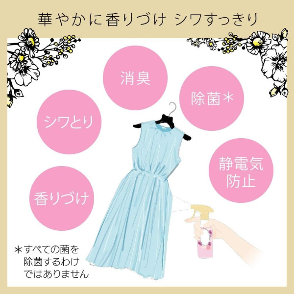 圖片來源:amazon jp 出遊必備!日本除皺噴霧7款推介 起撫平皺褶、除菌去味、抗靜電