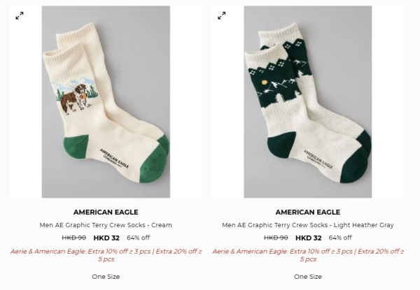 開倉優惠｜American Eagle開倉低至35折！一連6日 牛仔褲/短褲/上衣/恤衫/外套$154起
