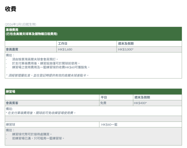 愉景湾高尔夫球会（图片来源︰愉景湾高尔夫球会）