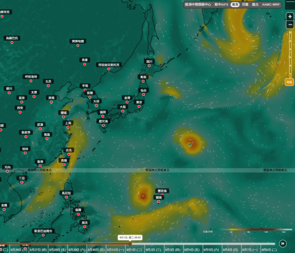 9月初仲會打風？天文台料9.1開學日吹5級風 預報指雙颱風或影響華南