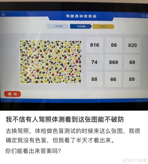 你睇到咩數字？換駕照「色盲檢測圖」難倒全網　24 人僅 6 人答對連 AI 都答錯！