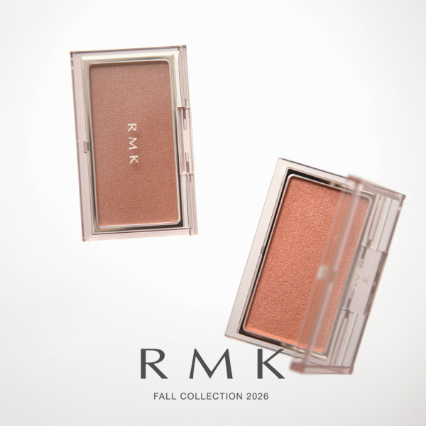 RMK原生透亮胭脂 HK$240(左:EX-06 Moroccan Pink;右:EX-07 Ambering Rose)