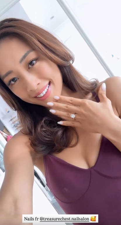 35歲前港姐宣布下月結婚泰國舉行婚禮！甜晒巨鑽報喜幸福滿瀉：很不真實！