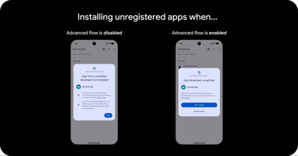 Android自由時代終結？Google宣佈收緊開放生態 安裝非官方APK須經5大步驟 「大食App」佔RAM即被關閉