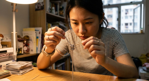 手链/项链打结怎么办?饰品店教用一支牙签秒速解结!