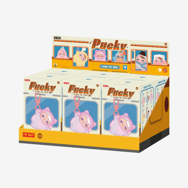 PUCKY今天不營業系列‑搪膠毛絨掛件盲盒