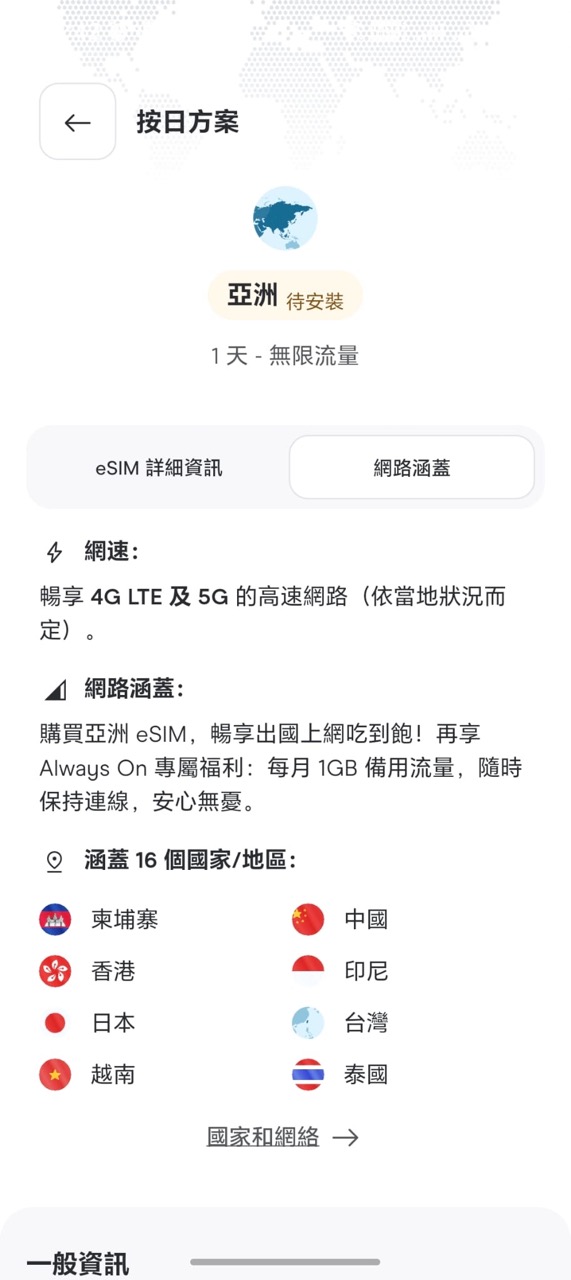 抵玩 eSIM 實測！$30 玩一日高速無限上網 再送 1 年全球 12GB 數據