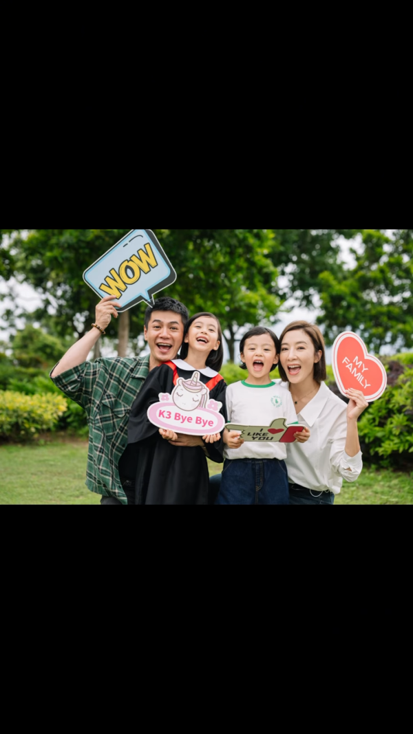 楊茜堯6歲愛女幼稚園穿畢業袍留倩影！小珍珠大眼配瓜子臉如真人洋娃娃超驚艷