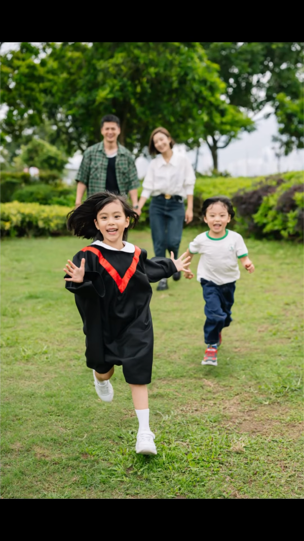 楊茜堯6歲愛女幼稚園穿畢業袍留倩影！小珍珠大眼配瓜子臉如真人洋娃娃超驚艷