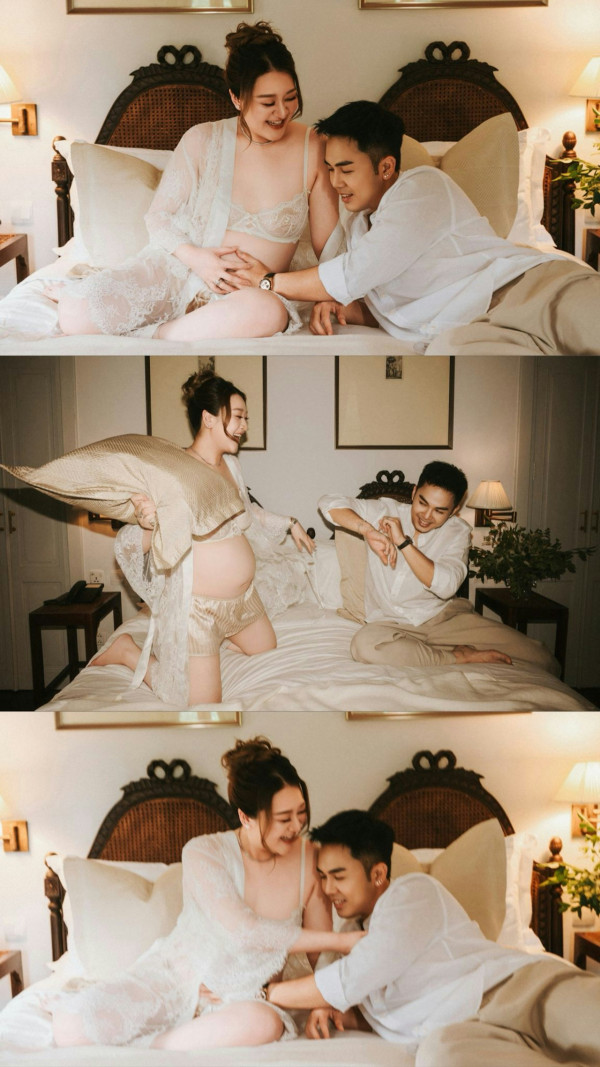 31歲男藝人太太陀B晒八個月大肚孕照!一索得男10月榮升人母:全新的冒險