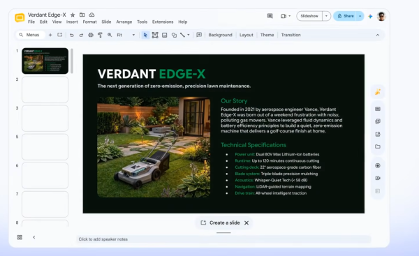 Google Pics設計神器登場挑戰Canva！AI繪圖可修改單一物件、改寫圖片文字兼升4K畫質 整合Docs/Slide一鍵生成