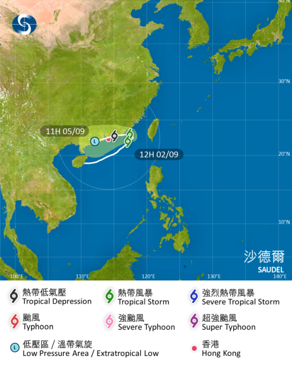 星期五起恐掛3號波？怪風沙德爾死而復生逼港 專家揭破歷史：有紀錄首次