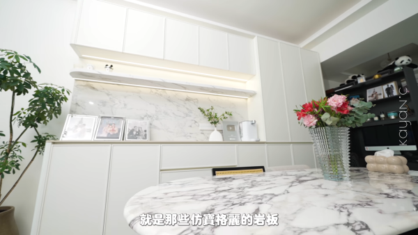 蔡嘉欣南区海景豪宅大改造后首曝光！云石装修淘宝定制家具尽显奢华品味