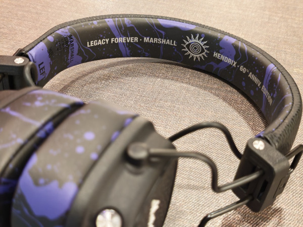Marshall Major V Hendrix 60 週年版評測：100 小時續航＋無線充電 紫色迷幻外型搖滾味十足