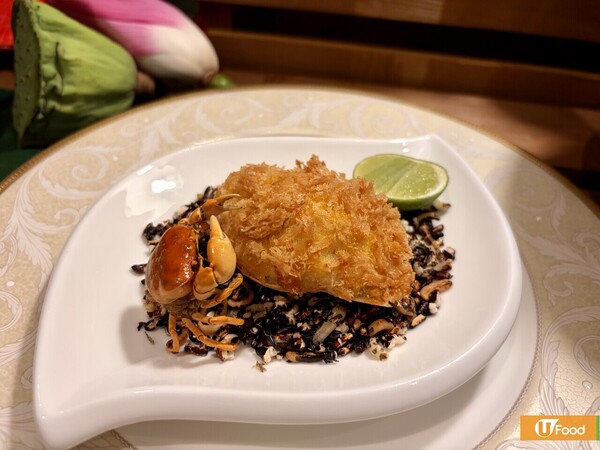 帝苑酒店粵菜x越菜四手聯乘晚宴  香茅青檸鮮蟹蓋／花雕星斑球／過橋和牛紅米線