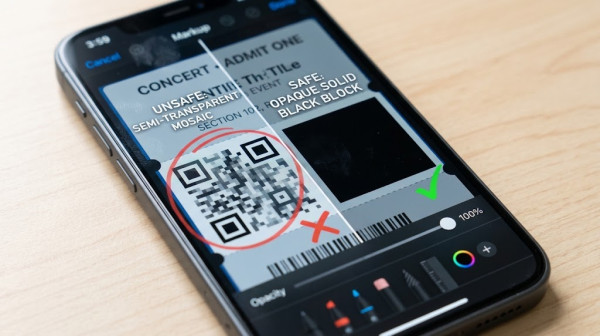 曬演唱會飛、登機證要小心！QR Code 打格未必夠 5 個位置要遮清免門票被盜用