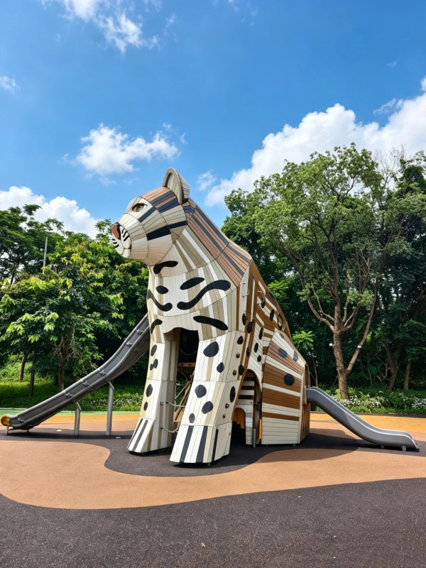 圖片來源:小紅書@聿宝来了 深圳龍崗新開豹貓主題公園免費入場!多款無動力設施/鄰近綠道親子放電必去