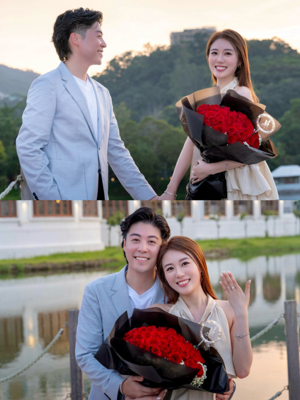 港姐王菲IG晒巨鑽宣布訂婚報喜！富貴歌手男友跪地求婚「邊度就係屋企」