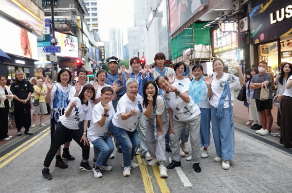 ZPOT快閃尖沙咀銅鑼灣旺角宣傳新歌《BANG》!聯同11位女銀髮族舞團街頭熱舞