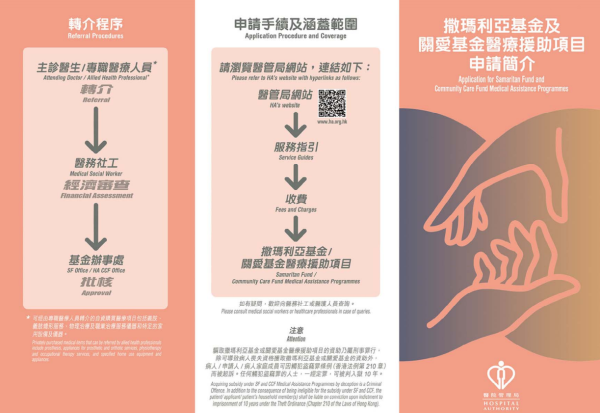 撒瑪利亞基金（圖片來源︰醫管局）
