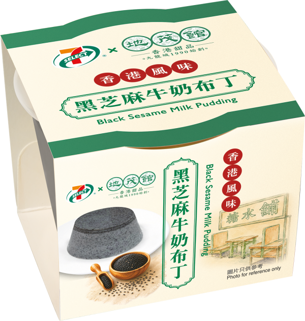 7-Eleven聯乘人氣糖水店地茂館 8款全新黑芝麻系列甜品及烘焙產品 麻糬蛋糕卷/麻糬包/麻糬芝士撻