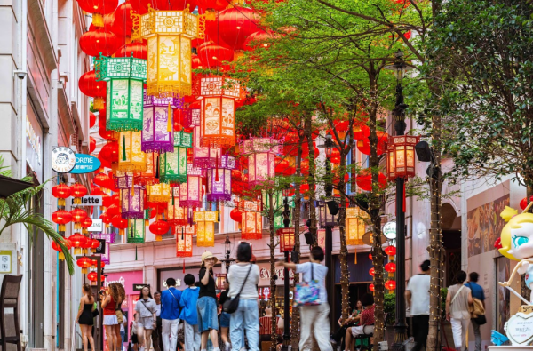 利东街「彩灯．迎月」中秋庆典（照片由相关机构提供）