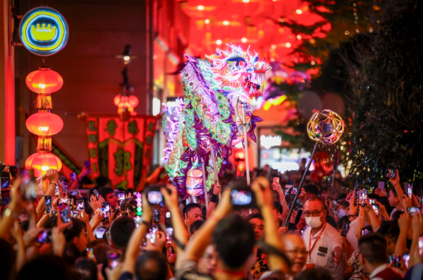 利东街「彩灯．迎月」中秋庆典（照片由相关机构提供）