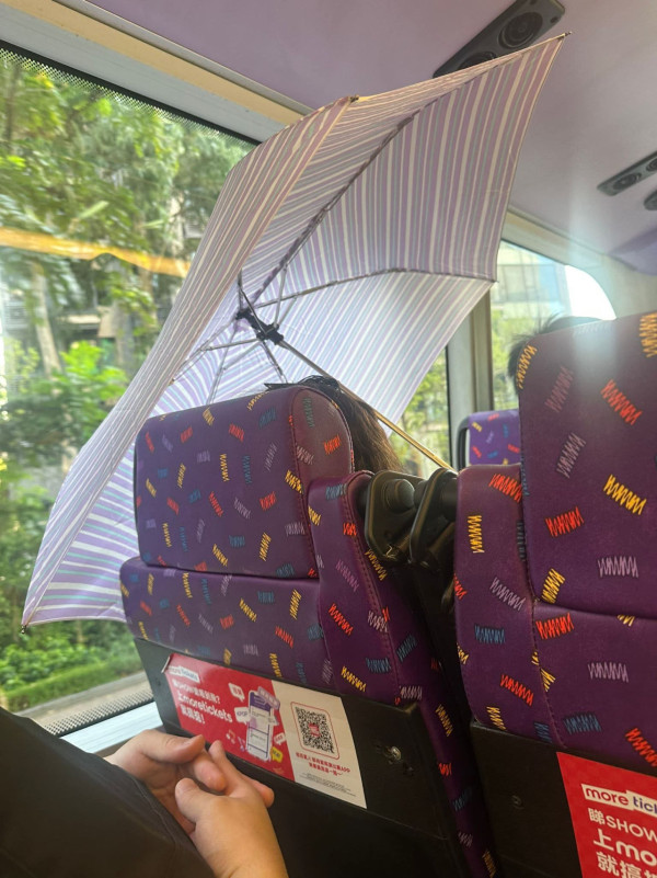 巴士暴曬有乘客車內開遮！港人研發「避曬神App」1招即查陰涼座位避紫外線