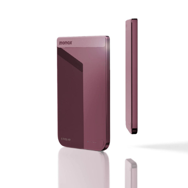 Momax SŌMA 暮櫻紅系列登場｜保護殼＋6mm 半固態磁吸電源 超襯 iPhone 18 Pro / Max 布根地紅色