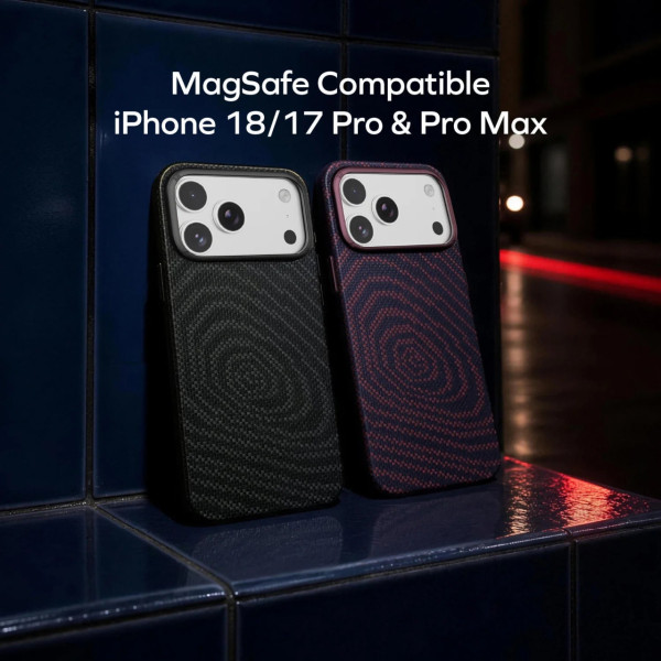 Momax SŌMA 暮櫻紅系列登場｜保護殼＋6mm 半固態磁吸電源 超襯 iPhone 18 Pro / Max 布根地紅色