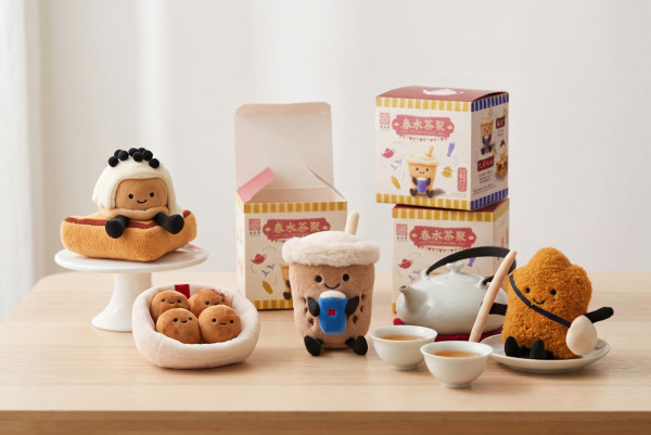 春水堂推出「春水茶聚」系列盲盒  4款可愛造型公仔掛飾登場