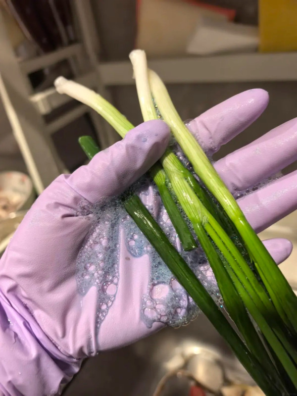 買蔥抹出恐怖藍綠色？食安中心拆解甩色蔥真面目/過量攝入恐傷身 教3招避開無毒蔥