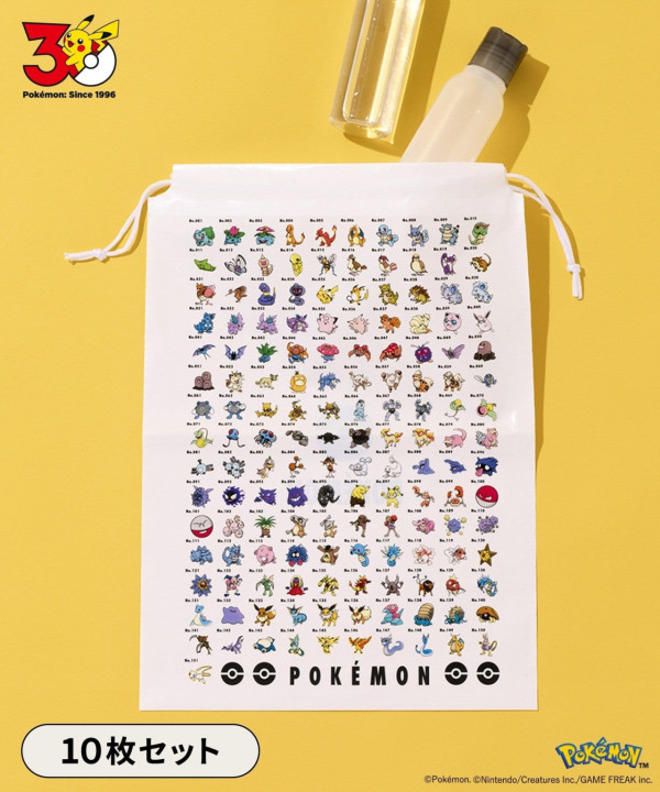 圖片來源:PAL CLOSET 日本3COINS×Pokémon 30周年聯乘登場!HK入手收納袋/鑰匙扣/文具
