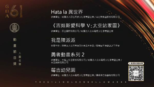 金鐘獎2026｜金鐘第61屆完整入圍名單！頒獎典禮直播線上看一文睇清