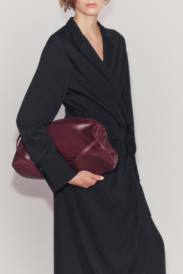 ZARA Leather Clutch Bag