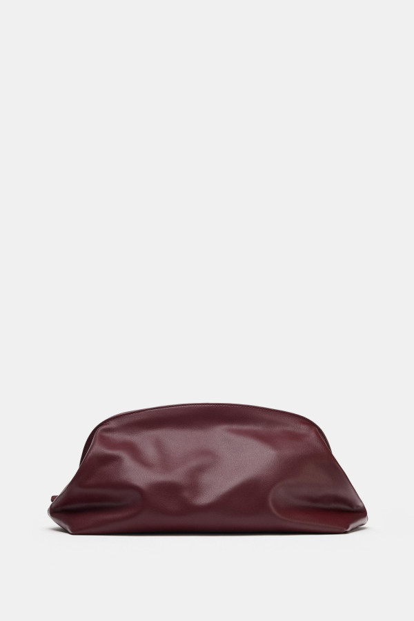 ZARA Leather Clutch Bag