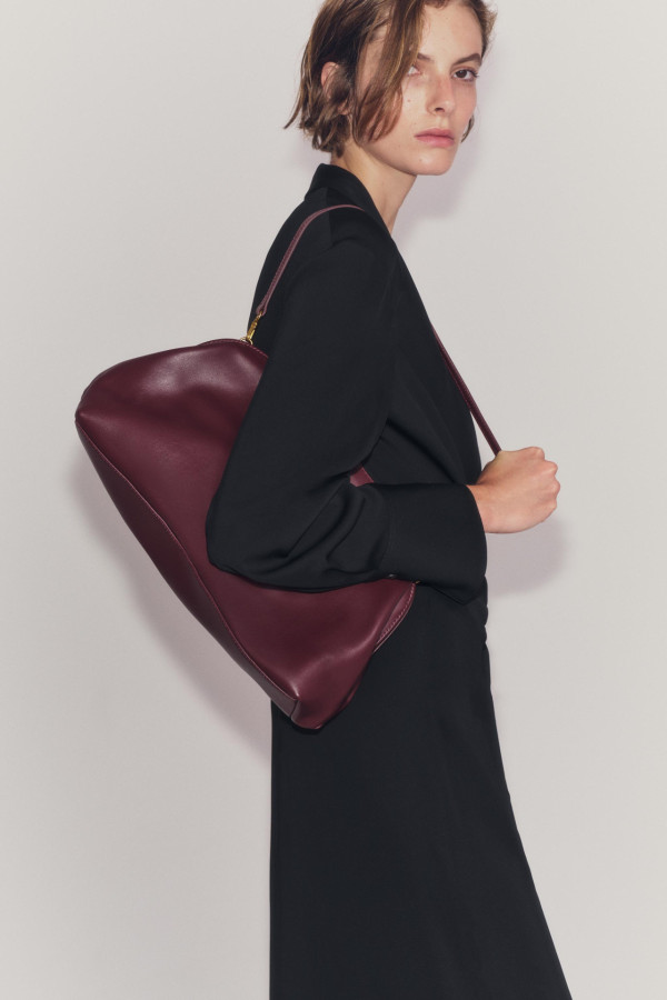 ZARA Leather Clutch Bag