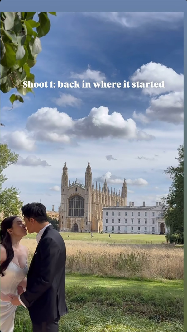 港姐亚军8年爱情长跑公开喜讯！飞英国影晒婚纱照 神秘未婚夫容貌终曝光