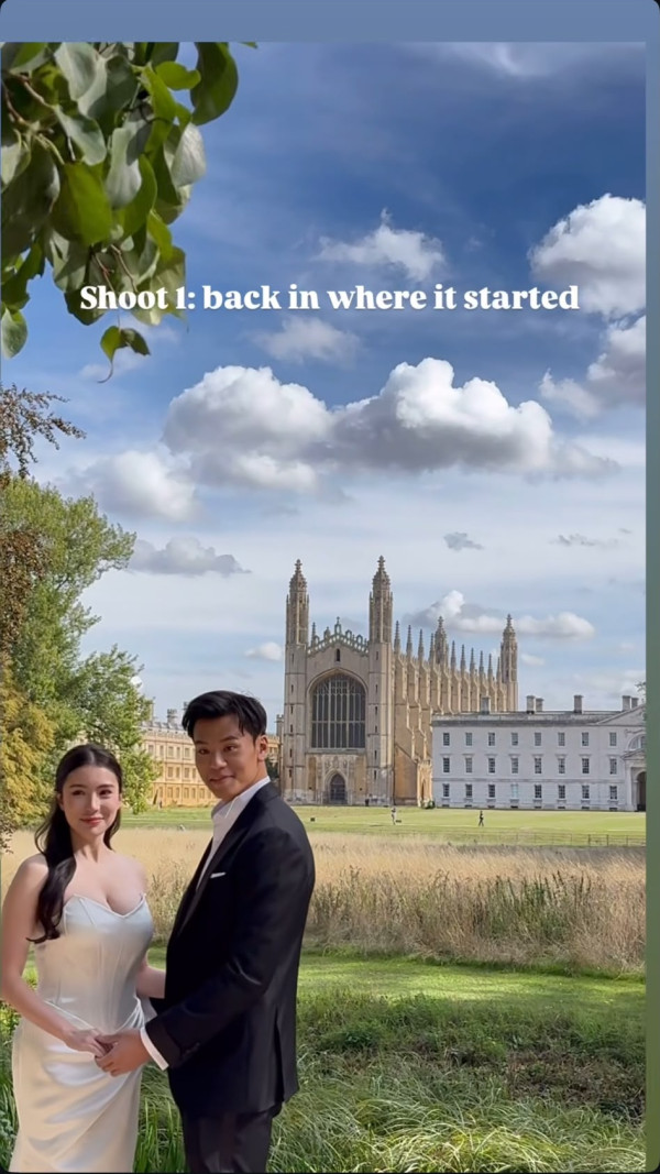 港姐亚军8年爱情长跑公开喜讯！飞英国影晒婚纱照 神秘未婚夫容貌终曝光