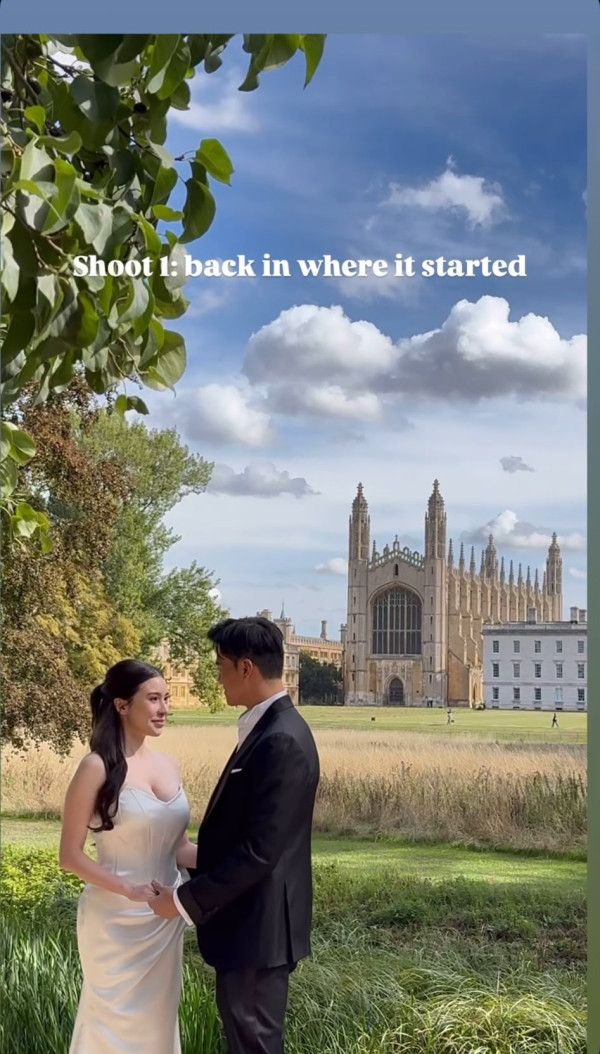 港姐亚军8年爱情长跑公开喜讯！飞英国影晒婚纱照 神秘未婚夫容貌终曝光