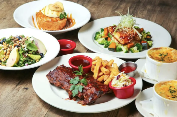 港丽酒店自助餐买一送一人均$299起/Dan Ryan's美式套餐6折