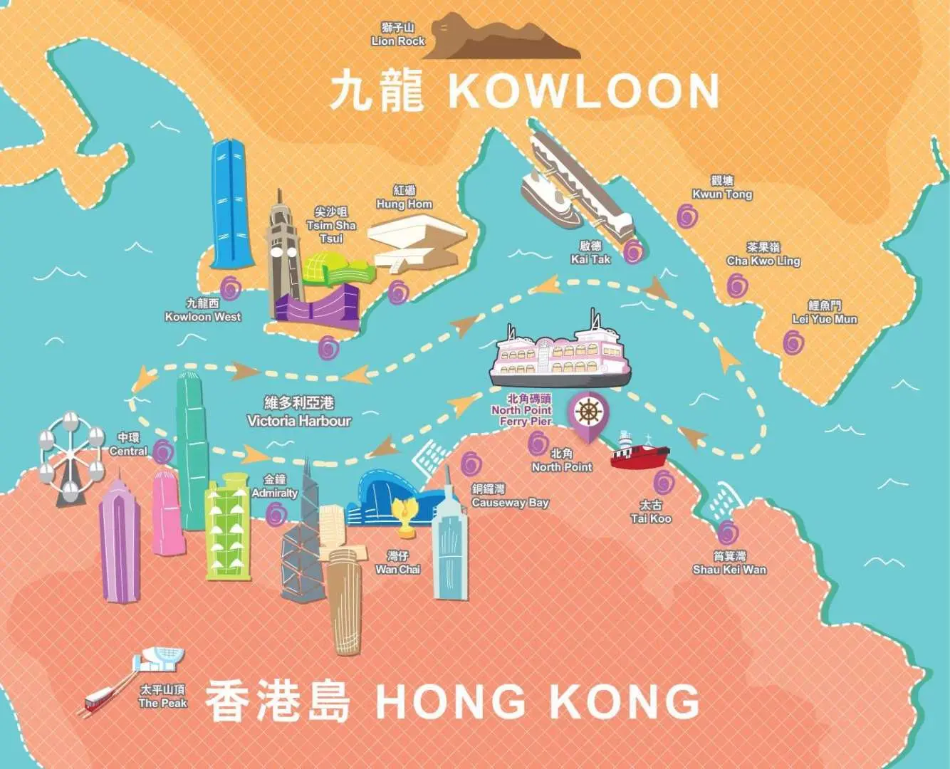 洋紫荆维多利亚港游烟花船（图片来源：KKday）