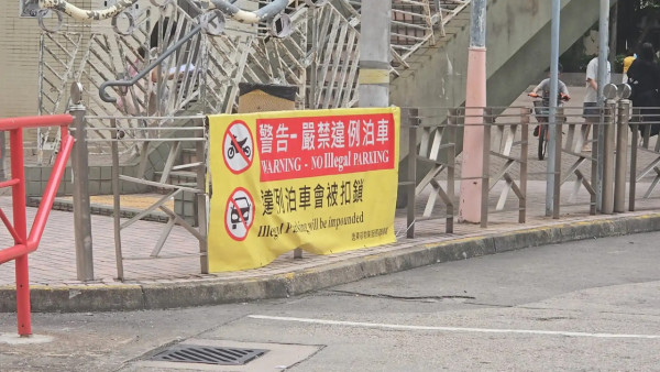 東涌驚現全港最醜天橋！扭曲廢墟風像熱到熔？揭逸東邨地點 街坊爆料極速髹白