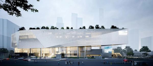 深圳市文化館新館效果圖,圖片來源:微信公眾號@深圳市文化館 深圳市文化館新館9月底開幕!開館市集慶中秋迎國慶/7大功能空間/8K球幕+VR體驗