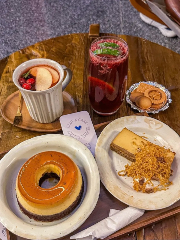 圖片來源:小紅書@Blue X Cake 洛佩塔蛋糕(深圳) 深圳南山新開特色穹洞Cafe!必試日式朱古力布丁燒/吹海風睇日落
