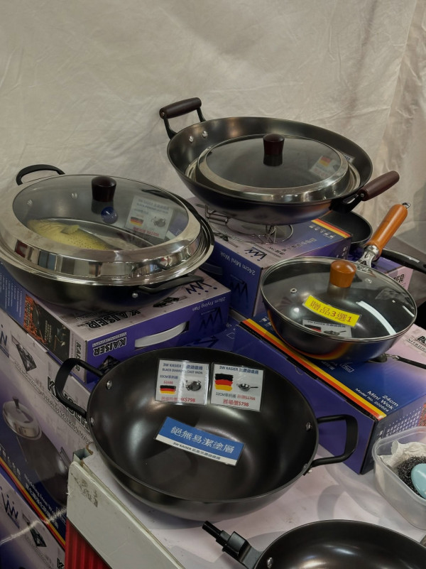 厨具开仓｜铜锣湾名牌厨具开仓低至3折！德国制WOLL锅具劲减$3000、易洁锅/炒锅劈价