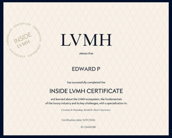 LVMH免费课程2026|零学费获官方奢侈品证书!附报名链接及截止日期
