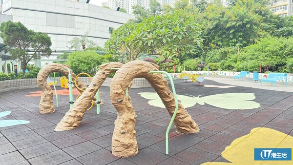 慈雲山公園奇觀！遊樂場驚現深啡拱形設施！街坊笑爆：請問設計概念係咩？